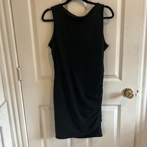 Black bodycon tank dress